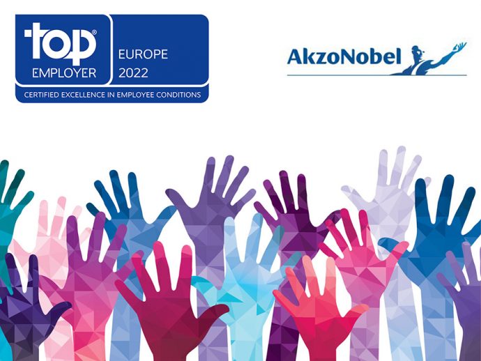 AkzoNobel recibe la calificación Top Employer 2022 del Top Employer Institute