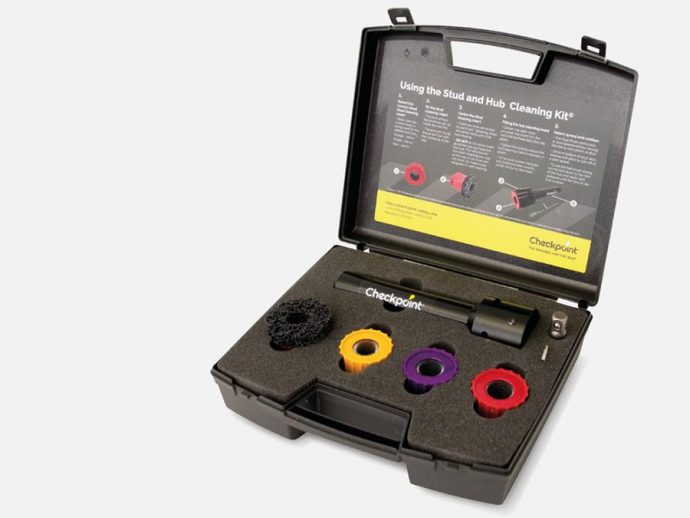 CBM kit de limpieza de pernos de ruedas Checkpoint para autocares y autobuses