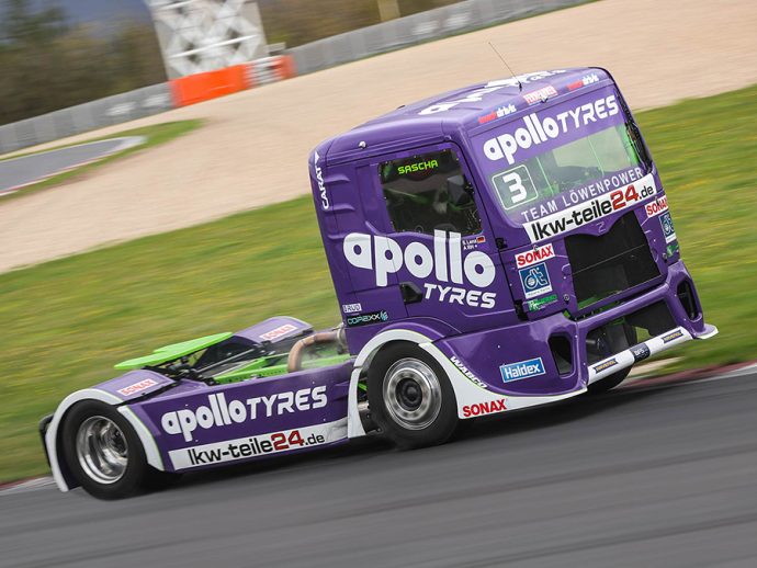 DT Spare Parts vuelve a patrocinar a Sascha Lenz del SL Trucksport 30 en el FIA ETRC 2023