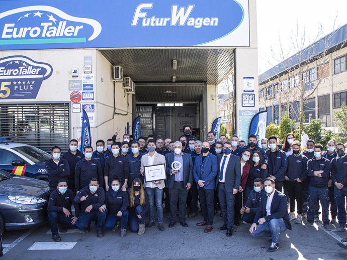EuroTaller FuturWagen premio al Mejor Taller del Mundo de Groupauto International