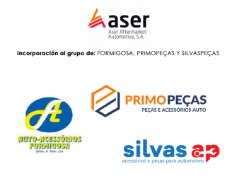 ASER sigue creciendo en Portugal con Formigosa, Primopeças y Silvapeças