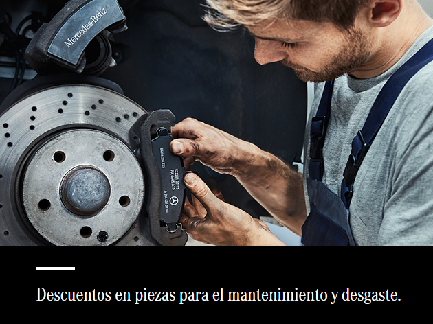 Mercedes-Benz campaña 2022 en piezas de mantenimiento y desgaste