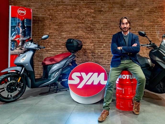 Motul proveedor oficial de lubricantes y productos de mantenimiento para SYM España