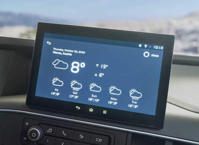 nuevos camiones Volvo de gran tonelaje con servicio de voz Amazon Alexa