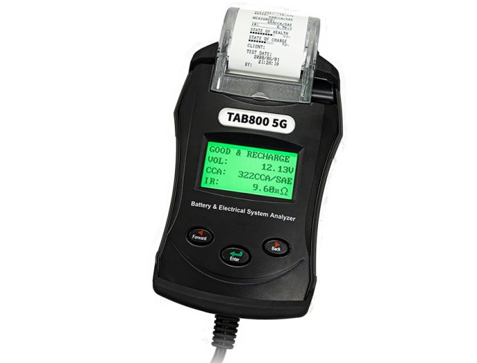 TAB Spain nuevo comprobador de baterías TAB800 5G