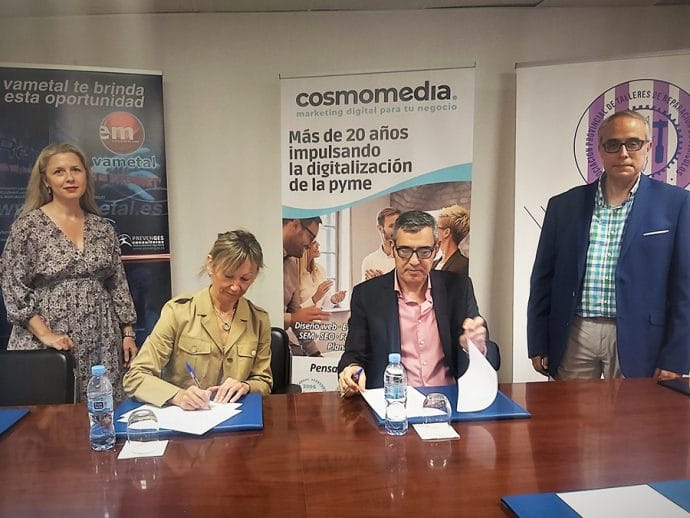 VAMETAL y Cosmomedia acuerdo para impulsar la digitalización de los talleres de Valladolid